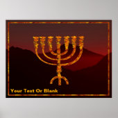 Moshe's Menorah Poster (Voorkant)