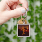 Moshe's Menorah Sleutelhanger (Hand)