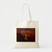 Moshe's Menorah Tote Bag (Voorkant)