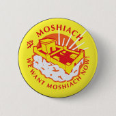 Moshiach Ronde Button 5,7 Cm (Voorkant)