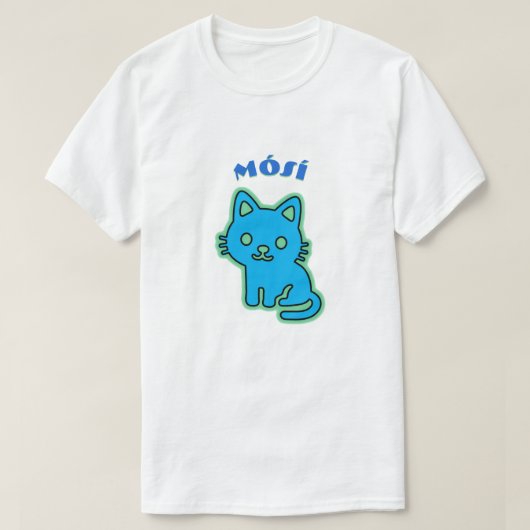 Mósí - kat in navajo t-shirt (Design voorkant)