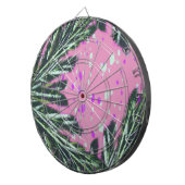 Mosiac Abstract Palm Leaves Terrazzo Pattern Dartbord (Voorkant Rechts)