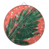 Mosiac Abstract Palm Leaves Terrazzo Pattern Dartbord (Voorkant)