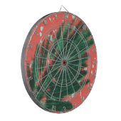 Mosiac Abstract Palm Leaves Terrazzo Pattern Dartbord (Voorkant Links)