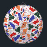 Mosiac Abstract Terrazzo Pattern Dartbord<br><div class="desc">Ontworpen door Dream Big Digital Design</div>
