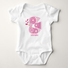 MOSIAC DOVE Baby Naming Jumper Romper