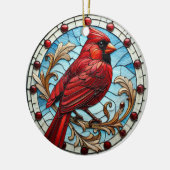 Mosiac Style Cardinal Keramisch Ornament (Links)
