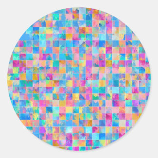 Mosiac tegels ronde sticker