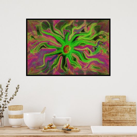 mosiakloem poster (Keuken)