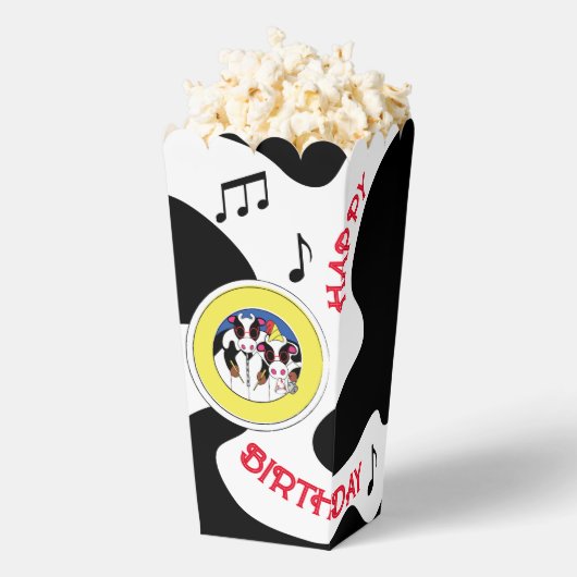 Mosiciens Verjaardag Bedankdoosjes (Popped)