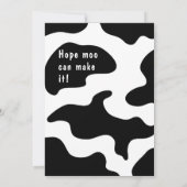 Mosiciër Uitnodiging Verjaardagsfeest (Achterkant)