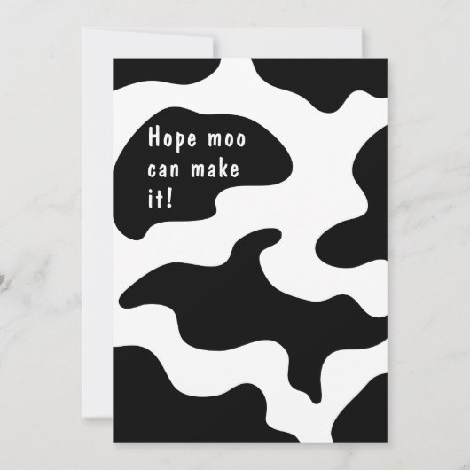 Mosiciër Uitnodiging Verjaardagsfeest (Achterkant)