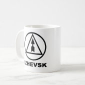 Mosin Nagant / AK-47 Izhevsk Arsenal Coffee Mok (Voorkant links)