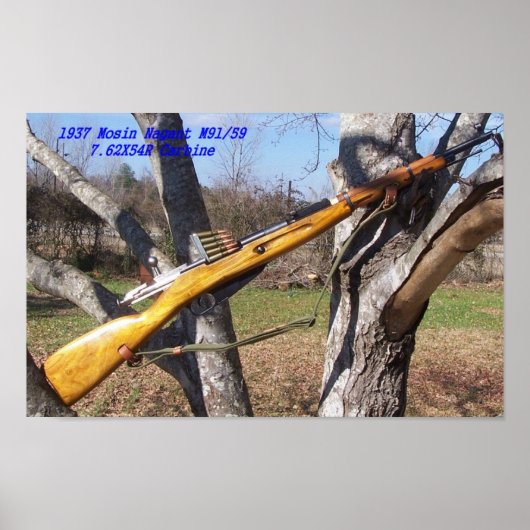 mosin nagant m91/59 poster (Voorkant)