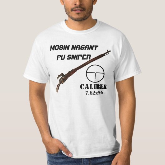Mosin Nagant PU SNiper T Shirt (Voorkant)