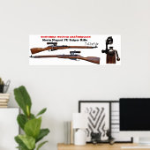 Mosin Nagant PU Sniper Ww2 poster (Thuiskantoor)