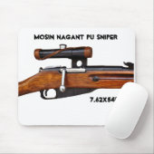 Mosin Nagant ww2 Sniper muispad! Muismat (Met muis)