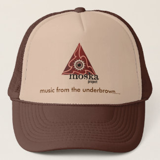 Moska Logo 02, muziek van de onderbruin... Trucker Pet