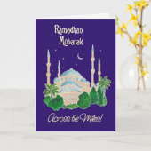 Moskee door Maanlicht 'over de Kaart van de (Gele Bloem)