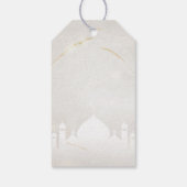 Moskee Eid mubarak goud Cadeaulabel (Achterkant)