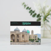 Moskee en Mausoleum Khujand Tadzjikistan Briefkaart (Staand voorkant)