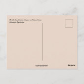 Moskee en Mausoleum Khujand Tadzjikistan Briefkaart (Achterkant)