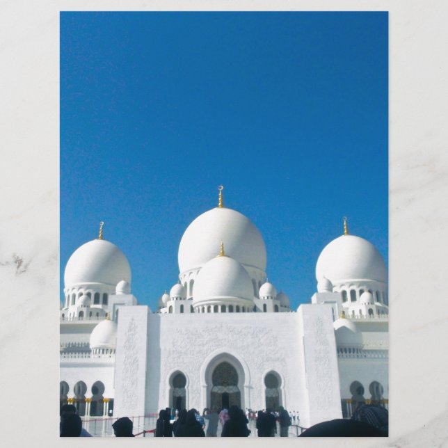 Moskee in Abu Dhabi (Voorkant)