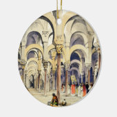 Moskee in Cordoba, uit "Schetsen van Spanje", engr Keramisch Ornament (Links)