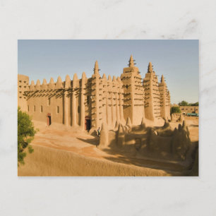Moskee in Djenne, een klassiek voorbeeld van Briefkaart