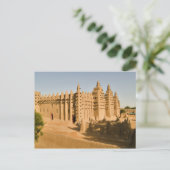 Moskee in Djenne, een klassiek voorbeeld van Briefkaart (Staand voorkant)