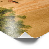 Moskee in Djenne, een klassiek voorbeeld van Foto Afdruk (Hoek)