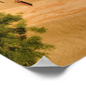 Moskee in Djenne, een klassiek voorbeeld van Poster (Hoek)