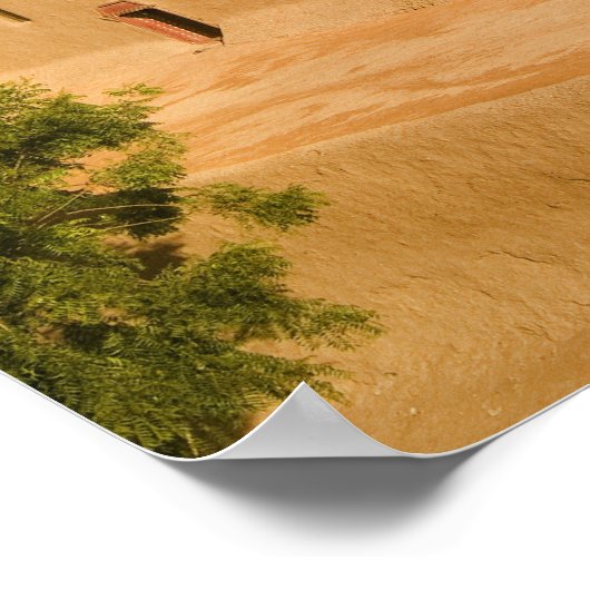 Moskee in Djenne, een klassiek voorbeeld van Poster (Hoek)