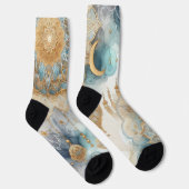 Moskee in het maanlicht Sereniteit voor Ramadan Sokken (Rechts)