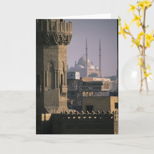 Moskee in Kaïro Kaart (Gele Bloem)