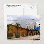 Moskee in Kumai, Kalimantan Briefkaart (Voorkant / Achterkant)
