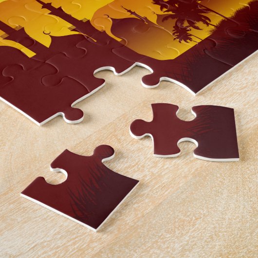 Moskee Islamitische Kunst Legpuzzel (Zijkant)