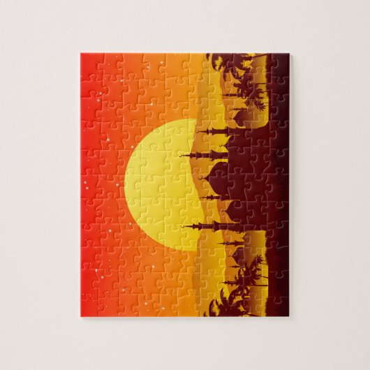 Moskee Islamitische Kunst Legpuzzel (Verticaal)