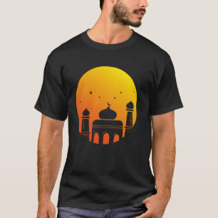 Moskee Islamitische kunst Ramadan Eid Design voor  T-shirt
