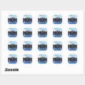 Moskee Istanbul (St.K.) Ronde Sticker (Vel)