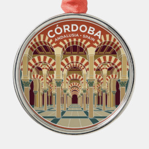 Moskee-kathedraal van Cordoba Spanje Metalen Ornament
