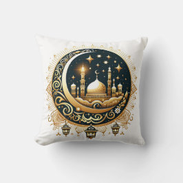 Moskee op de Gouden Maan Kussen