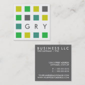 moskee-pleinen vierkante visitekaartje (Voorkant / Achterkant)