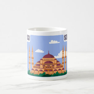 Moskee postzegel koffiemok