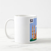 Moskee postzegel koffiemok (Links)