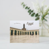 Moskee van al-Hakim in Caïro Briefkaart (Staand voorkant)