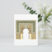 moskee van Cordoba Spanje. Mihrab Briefkaart (Staand voorkant)