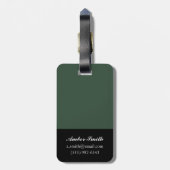 moskee van Cordoba Spanje. Mihrab cupola Bagagelabel (Achterkant verticaal)