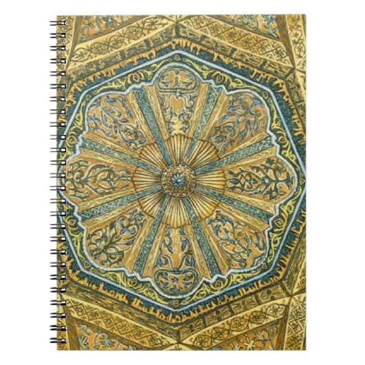 moskee van Cordoba Spanje. Mihrab cupola Notitieboek (Voorkant)