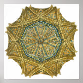 moskee van Cordoba Spanje. Mihrab cupola Poster (Voorkant)